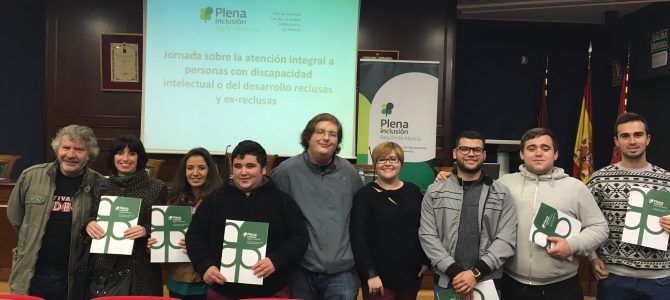 Los alumnos de Integración Social de CESUR,  acuden a la Jornada sobre Atención a reclusos con Discapacidad Intelectual organizada por Plena Inclusión Región de Murcia